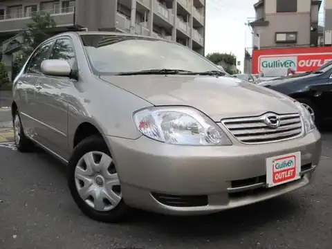 カタログ画像：カローラ （COROLLA） Ｇ リミテッド・ナビスペシャル 2002年5月 KE-CE121 2200cc シルバーメタリックグラファイト 燃費14.8km / l メイン