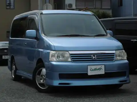 カタログ画像：ステップワゴン （STEPWAGON） Ｋ 2002年10月 LA-RF3 2000cc アクアブリーズオパール・メタリック 燃費13.2km / l メイン（その他）