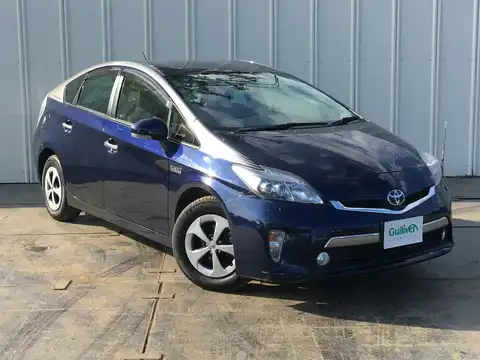 カタログ画像：プリウスＰＨＶ （PRIUS PHV） Ｇレザーパッケージ 2014年8月 DLA-ZVW35 1800cc ダークブルーマイカ 燃費30.8km / l メイン（その他）