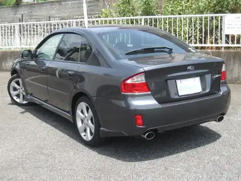 カタログ画像：レガシィＢ４ （LEGACY B4） ２．０ＧＴスペックＢ 2007年5月 CBA-BL5 2000cc ダイヤモンドグレー・メタリック 燃費11.4km / l バック