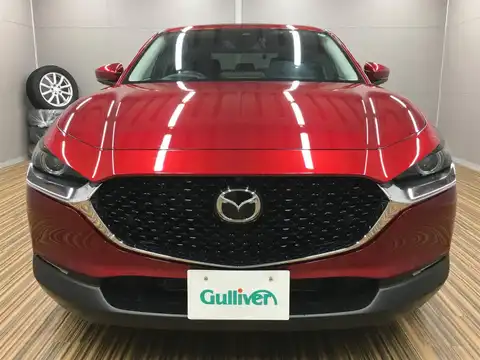 カタログ画像：ＣＸ－３０ （CX-30） ２０Ｓ Ｌパッケージ 2020年12月 5BA-DMEP 2000cc ソウルレッドクリスタルメタリック 燃費14.8km / l フロント