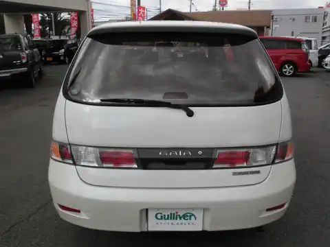 カタログ画像：ガイア （GAIA） リミテッドナビスペシャル 2001年10月 GF-SXM15G 2000cc ホワイトパールマイカ 燃費11.4km / l バック