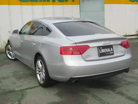 カタログ画像：Ａ５スポーツバック （A5 SPORTBACK） ２．０ＴＦＳＩクワトロ 2013年7月 DBA-8TCDNL 2000cc アイスシルバーメタリック 燃費13.6km / l バック