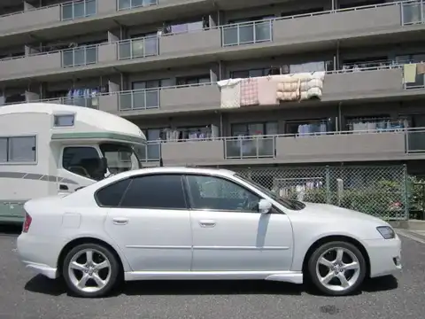 カタログ画像：レガシィＢ４ （LEGACY B4） ２．０ＧＴ 2003年6月 TA-BL5 2000cc サテンホワイト 燃費13.0km / l 外装