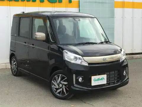 カタログ画像：スペーシアカスタム （SPACIA CUSTOM） Ｊスタイル 2014年12月 DBA-MK32S 660cc ブルーイッシュブラックパール３ 燃費27.8km / l メイン（その他）