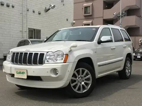 カタログ画像：ジープ・グランドチェロキー （JEEP GRAND CHEROKEE） オーバーランド５．７ ＨＥＭＩ 2006年6月 GH-WH57 5700cc ストーンホワイトクリアコート 燃費5.7km / l 外装