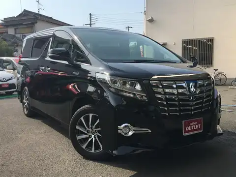 カタログ画像：アルファードハイブリッド （ALPHARD HYBRID） ハイブリッドＳＲ 2015年1月 DAA-AYH30W 2500cc ブラック 燃費18.4km / l メイン（その他）