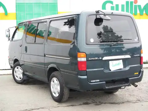 カタログ画像：ハイエースバン （HIACE VAN） スーパーＧＬ－Ｅ 2002年8月 GE-RZH112V 2000cc ダークグリーンマイカメタリック バック