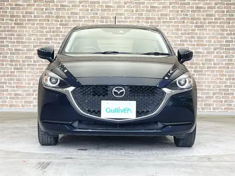 カタログ画像：ＭＡＺＤＡ２ （MAZDA2） １５Ｃ 2021年12月 5BA-DJLAS 1500cc ディープクリスタルブルーマイカ 燃費18.1km / l フロント