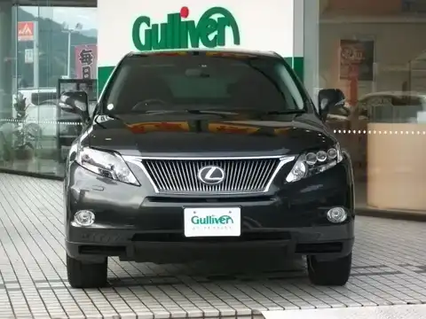 カタログ画像：ＲＸ （RX） ＲＸ４５０ｈ 2009年10月 DAA-GYL10W 3500cc ダークグレーマイカorセーブルマイカメタリック 燃費17.4km / l フロント