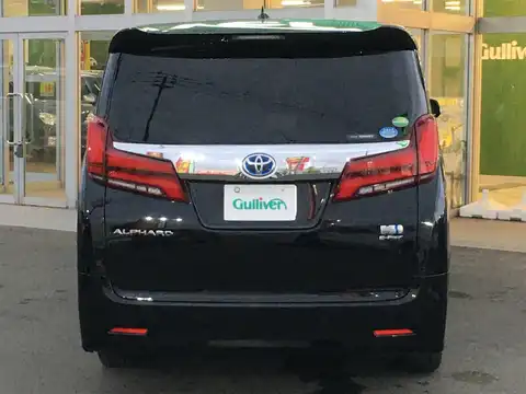 カタログ画像：アルファードハイブリッド （ALPHARD HYBRID） ハイブリッドＧ Ｆパッケージ 2019年10月 DAA-AYH30W 2500cc ブラック 燃費18.4km / l バック