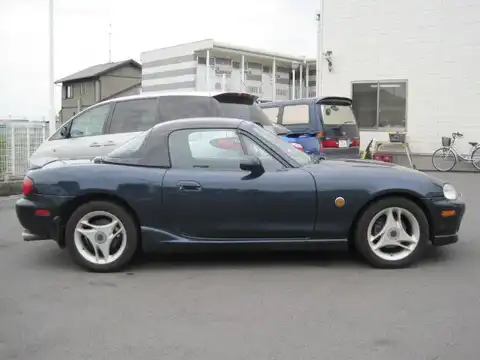 カタログ画像：ロードスター （ROADSTER） Ｍパッケージ 1998年1月 GF-NB6C 1600cc ブリリアントブラック 燃費12.0km / l 外装