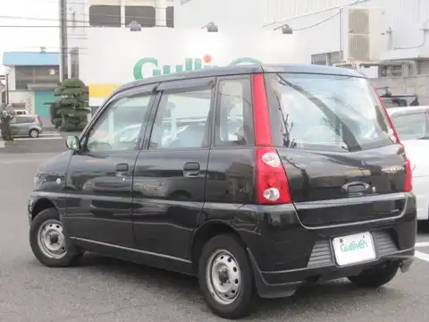 カタログ画像：プレオ （PLEO） Ａ 2005年10月 LE-RV1 660cc オブシディアンブラック・パール 燃費22.0km / l バック