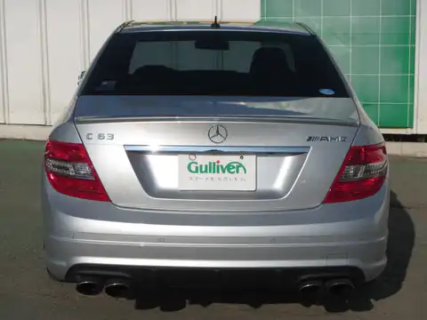 カタログ画像：Ｃクラス （C-CLASS） Ｃ６３ ＡＭＧパフォーマンスプラス 2010年5月 CBA-204077 6300cc イリジウムシルバー（Ｍ） バック