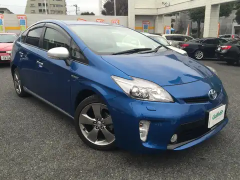 カタログ画像：プリウス （PRIUS） Ｓツーリングセレクション・マイコーデ 2012年10月 DAA-ZVW30 1800cc ブルーメタリック 燃費30.4km / l メイン（その他）