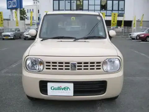 カタログ画像：アルトラパン （ALTO LAPIN） Ｇ 2012年5月 DBA-HE22S 660cc ミルクティーベージュメタリック 燃費23.2km / l フロント