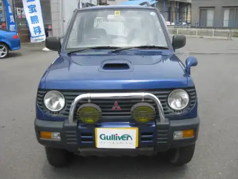 カタログ画像：パジェロミニ （PAJERO MINI） ＸＲ－Ⅱ 1996年6月 E-H51A 660cc マリアナブルー（Ｐ） フロント