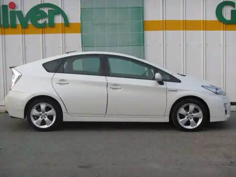 カタログ画像：プリウス （PRIUS） Ｇツーリングセレクション・レザーパッケージ 2009年5月 DAA-ZVW30 1800cc ホワイトパールクリスタルシャイン 燃費35.5km / l 外装