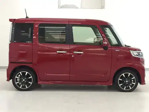 カタログ画像：スペーシアカスタム （SPACIA CUSTOM） ハイブリッドＸＳ 2019年10月 DAA-MK53S 660cc フェニックスレッドパール 燃費26.4km / l 外装