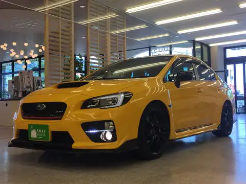 カタログ画像：ＷＲＸ ＳＴＩ （WRX STI） Ｓ２０７ ＮＢＲチャレンジパッケージ イエローエディション 2015年10月 CBA-VAB 2000cc サンライズイエロー フロント