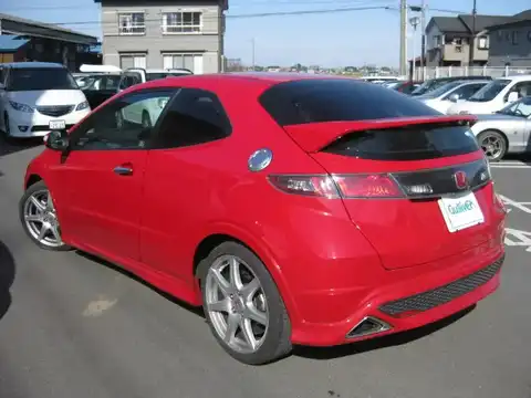 カタログ画像：シビック （CIVIC） タイプＲ ユーロ 2009年11月 ABA-FN2 2000cc ミラノレッド 燃費10.8km / l バック