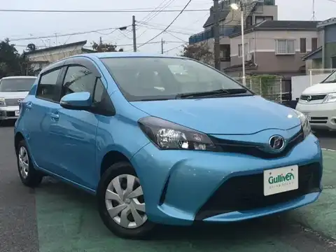 カタログ画像：ヴィッツ （VITZ） Ｆ Ｍパッケージ 2015年6月 DBA-KSP130 1000cc クールソーダメタリック 燃費21.6km / l メイン（その他）