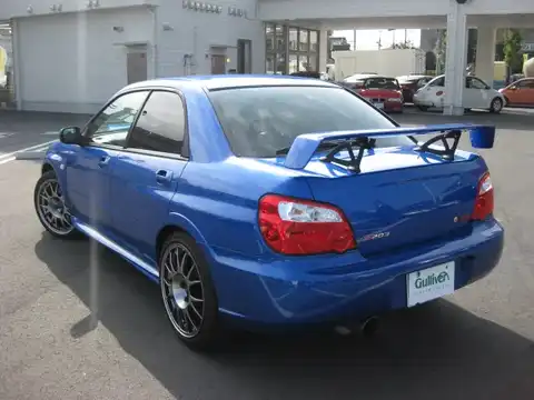 カタログ画像：インプレッサ （IMPREZA） Ｓ２０３ 2005年1月 GH-GDB 2000cc ＷＲブルー・マイカ バック