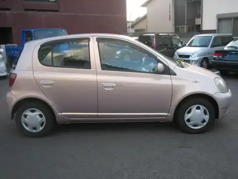 カタログ画像：ヴィッツ （VITZ） Ｂ 2001年12月 UA-SCP10 1000cc ペールローズメタリックオパール 燃費19.6km / l 外装