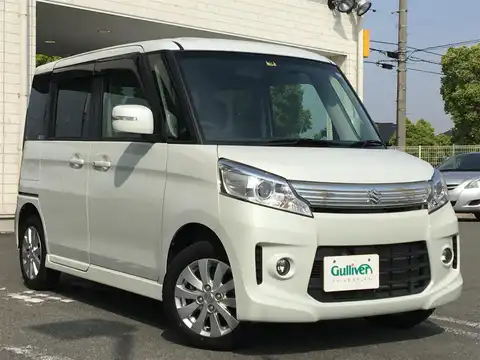 カタログ画像：スペーシアカスタム （SPACIA CUSTOM） ＸＳ（レーダーブレーキサポート装着車） 2013年9月 DBA-MK32S 660cc パールホワイト 燃費27.8km / l メイン（その他）