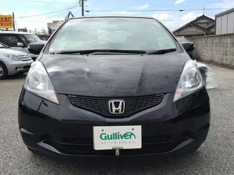 カタログ画像：フィット （FIT） Ｌ ハイウェイエディション 2008年6月 DBA-GE7 1300cc ナイトホークブラック・パール 燃費17.0km / l フロント