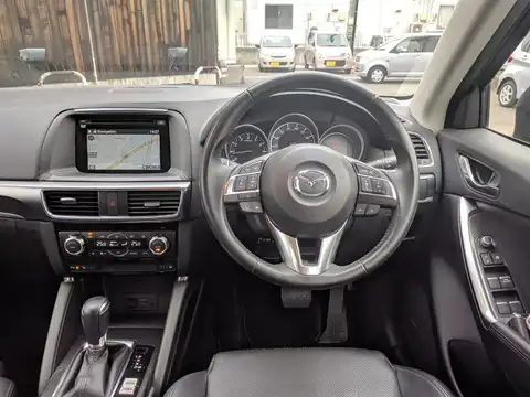 カタログ画像：ＣＸ－５ （CX-5） ２５Ｓ Ｌパッケージ 2015年1月 DBA-KE5FW 2500cc ジェットブラックマイカ 燃費15.2km / l 内装