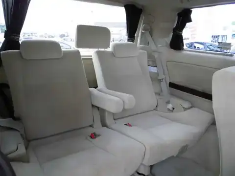 カタログ画像：ヴェルファイア （VELLFIRE） ２．４Ｖ 2008年8月 DBA-ANH25W 2400cc ホワイトパールクリスタルシャイン 燃費11.4km / l 内装