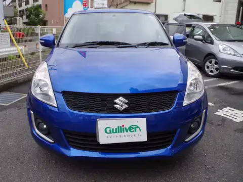 カタログ画像：スイフト （SWIFT） ＸＬ 2015年11月 DBA-ZC72S 1200cc ブーストブルーパールメタリック 燃費19.4km / l フロント