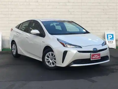 カタログ画像：プリウス （PRIUS） Ｓ 2019年10月 DAA-ZVW51 1800cc スーパーホワイトⅡ 燃費37.2km / l メイン（その他）