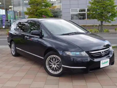 カタログ画像：オデッセイ （ODYSSEY） Ｌ 2004年4月 DBA-RB1 2400cc ナイトホークブラック・パール 燃費12.2km / l メイン（その他）