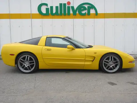 カタログ画像：シボレーコルベット （CHEVROLET CORVETTE） Ｚ５１ 2002年3月 GF-CY25E 5700cc ミレニアムイエロー 外装