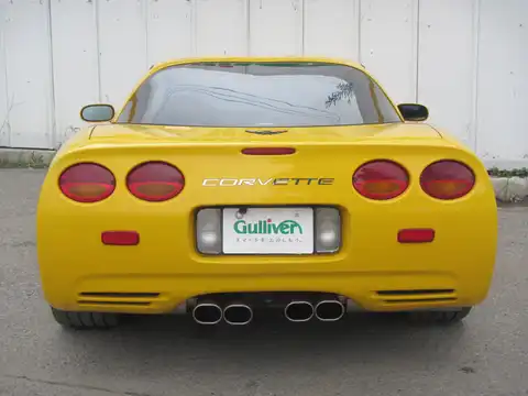 カタログ画像：シボレーコルベット （CHEVROLET CORVETTE） Ｚ５１ 2002年3月 GF-CY25E 5700cc ミレニアムイエロー バック