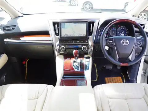 カタログ画像：アルファードハイブリッド （ALPHARD HYBRID） ハイブリッドＧ 2015年1月 DAA-AYH30W 2500cc ラグジュアリーホワイトパールクリスタルシャインガラスフレークorホワイトパールクリスタルシャイン 燃費18.4km / l 内装