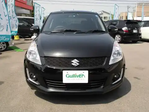 カタログ画像：スイフト （SWIFT） ＸＳ－ＤＪＥ 2014年4月 DBA-ZC72S 1200cc スーパーブラックパール 燃費26.4km / l フロント