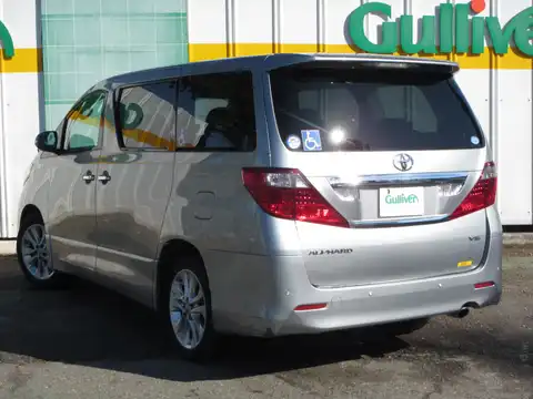 カタログ画像：アルファード （ALPHARD） ３５０Ｓ サイドリフトアップシート装着車 2008年5月 DBA-GGH25W 3500cc グレーメタリック 燃費9.1km / l バック