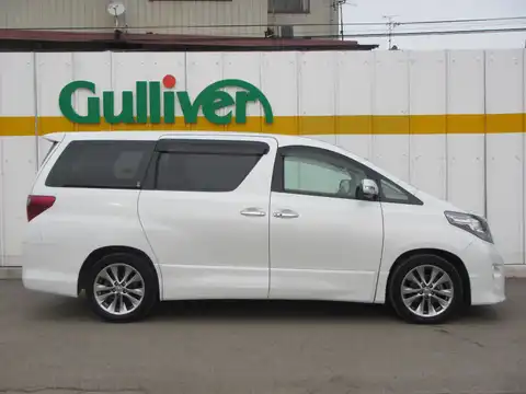 カタログ画像：アルファード （ALPHARD） ２４０Ｓ プライムセレクションⅡ 2010年4月 DBA-ANH25W 2400cc ホワイトパールクリスタルシャイン 燃費10.4km / l 外装