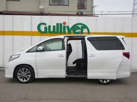 カタログ画像：アルファード （ALPHARD） ２４０Ｓ プライムセレクションⅡ 2010年4月 DBA-ANH25W 2400cc ホワイトパールクリスタルシャイン 燃費10.4km / l 外装