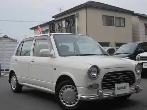 カタログ画像：ミラジーノ （MIRA GINO） ジーノ・ターボ 1999年3月 GF-L710S 660cc パールホワイトII 燃費16.0km / l メイン（その他）