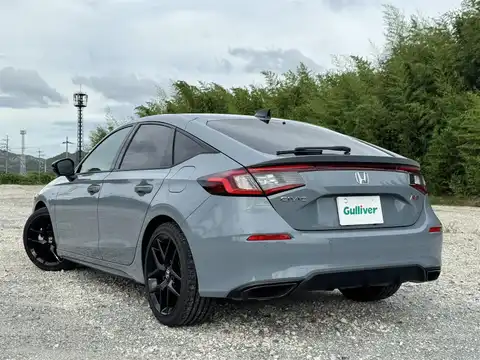 カタログ画像：シビック （CIVIC） タイプＲ レーシングブラックパッケージ 2025年9月 6BA-FL5 2000cc ソニックグレー・パール 燃費12.5km / l 外装