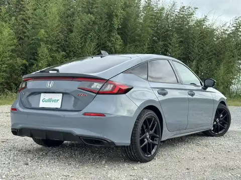 カタログ画像：シビック （CIVIC） タイプＲ レーシングブラックパッケージ 2025年9月 6BA-FL5 2000cc ソニックグレー・パール 燃費12.5km / l 外装