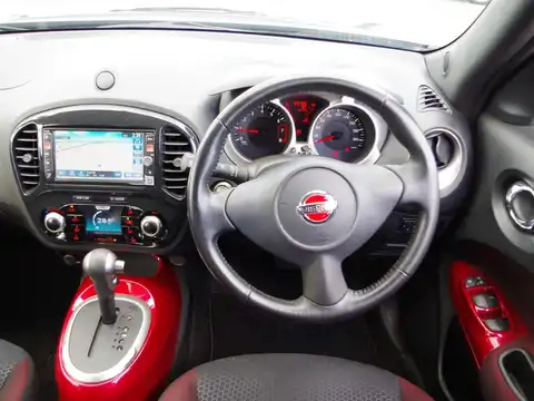 カタログ画像：ジューク （JUKE） １５ＲＸ アーバンセレクション 2013年8月 DBA-YF15 1500cc サファイアブラック（Ｐ） 燃費18.0km / l 内装