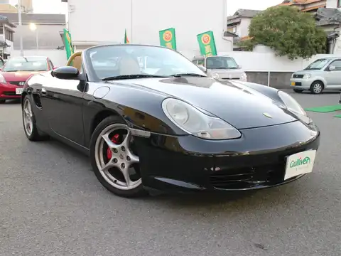 カタログ画像：ボクスター （BOXSTER） ボクスターＳ 2004年4月 GH-98624 3200cc ブラックorバサルトブラックメタリック 燃費8.5km / l メイン（その他）