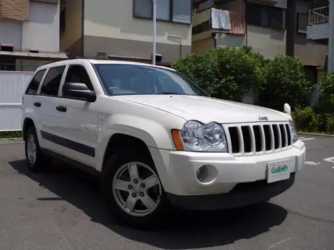 カタログ画像：ジープ・グランドチェロキー （JEEP GRAND CHEROKEE） ラレード４．７ 2006年6月 GH-WH47 4700cc ストーンホワイトクリアコート 燃費6.1km / l メイン（その他）