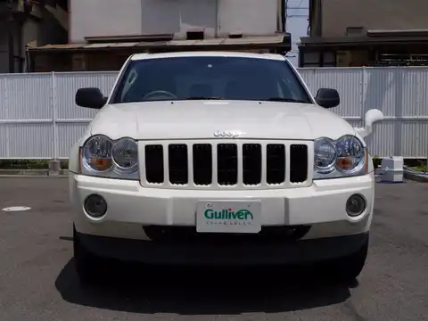 カタログ画像：ジープ・グランドチェロキー （JEEP GRAND CHEROKEE） ラレード４．７ 2006年6月 GH-WH47 4700cc ストーンホワイトクリアコート 燃費6.1km / l フロント