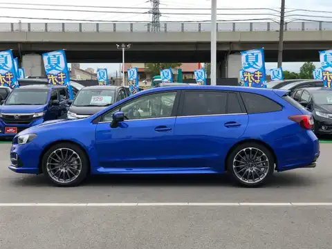 カタログ画像：レヴォーグ （LEVORG） １．６ＳＴＩスポーツアイサイト 2016年7月 DBA-VM4 1600cc ラピスブルー・パールorＷＲブルー・パール 燃費16.0km / l 外装